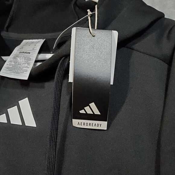 All-American Team Hoodie Mens XL Black Adidas College Soccer Sports Drawstring - Picture 5 of 11